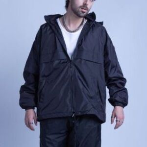 LOGISTICS Special Edition Black Hooded Jacket Size XL.